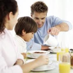 How many days a week do you usually eat at least one meal with everyone in your household?